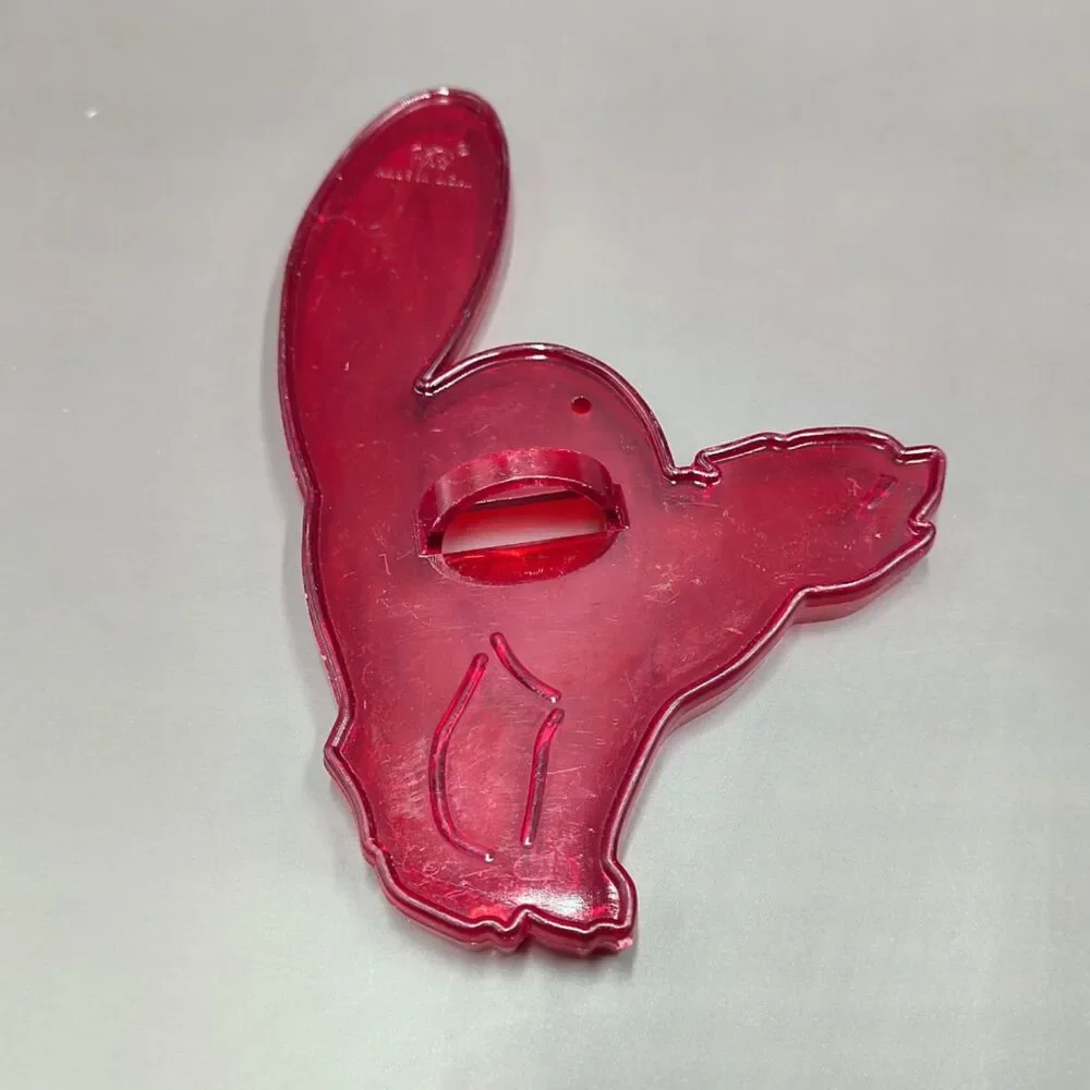 Vtg HRM Made in USA Red Plastic Holiday Cookie Cutter Lot Valentine Halloween